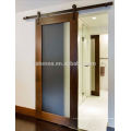 Modern design carbon steel sliding wood door hardware / sliding wood door